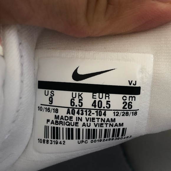 ✔️ New✔️ NIKE wht/purple Air Max DIA SE - Picture 7 of 7